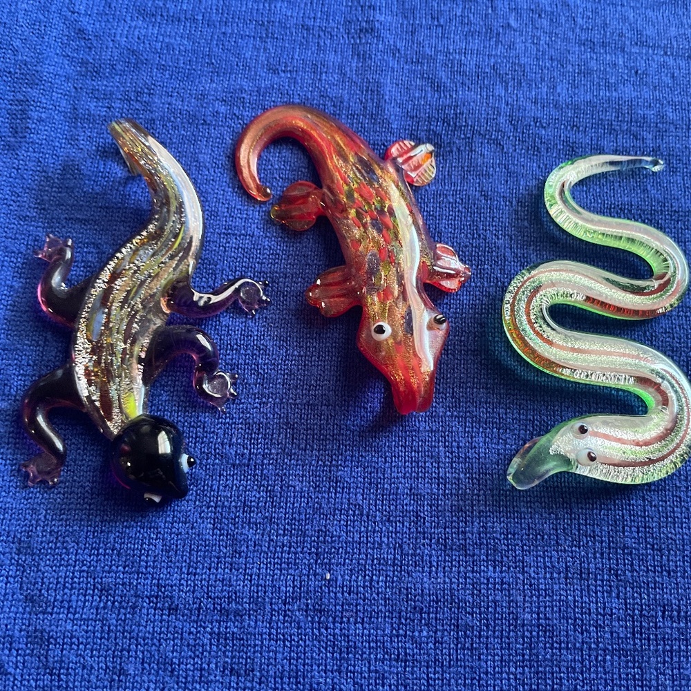 Three Murano Glass Pendants